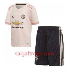 Manchester United Fodboldtrøjer Børn Udebanesæt 2018/19 Kort ærmer